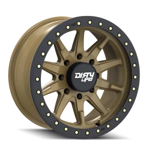 Dirty Life – DT-2 – Gold – 17″x9″ -12mm – All weather Wheels – 9304-7970MGD